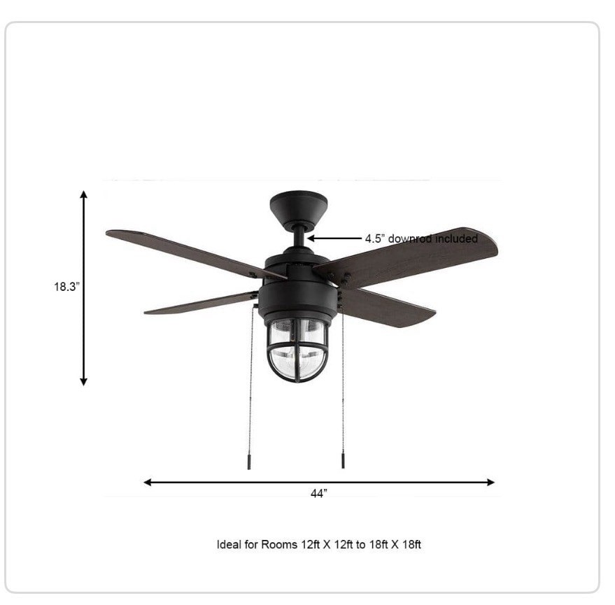 Hampton Bay Sidlow 52 in. Indoor LED Brushed Nickel Hugger Dry Rated Ceiling Fan gallery