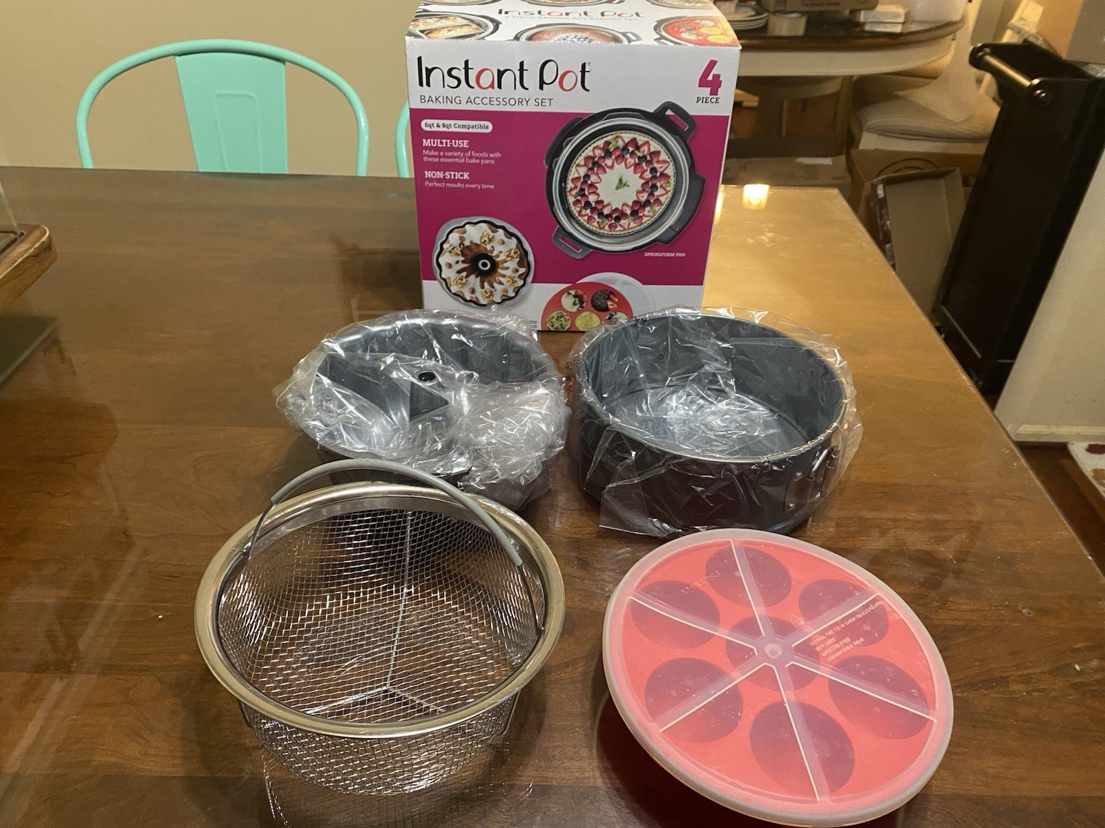 Instant Pot Accessory Plus Steamer Basket. All New Except For Egg Bite Part. gallery