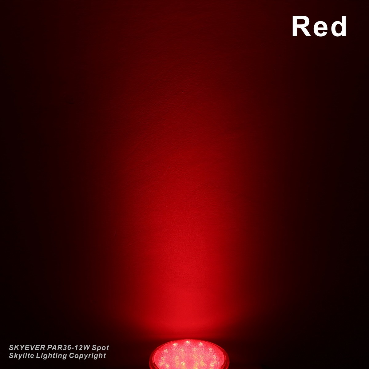 2 Pack Red LED Spot Light bulb PAR36 12V 12W G53 Waterproof Narrow beam 1080lm gallery