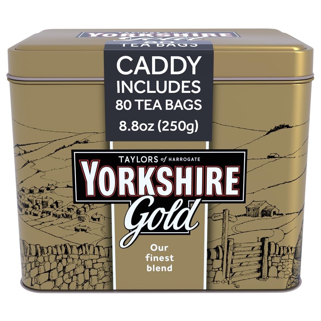 Elegantly Packaged Yorkshire Gold Tea - 80 Teabags of Rich Malty Flavor gallery