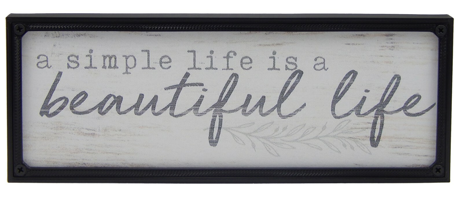 Simple Life is Beautiful Farmhouse Sign Shelf Sitter Rustic Wall Art Decor Print gallery