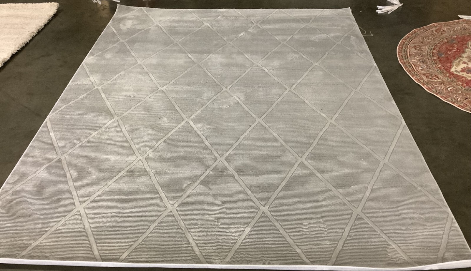 GREY 8'-0" x 10'-0" Back Stain Rug, Reduced Price 1172673676 REV104F-8 gallery