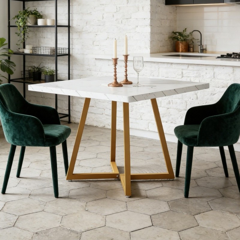 Square Dining Table Wood Kitchen Table Executive Computer Desk Conference Table gallery