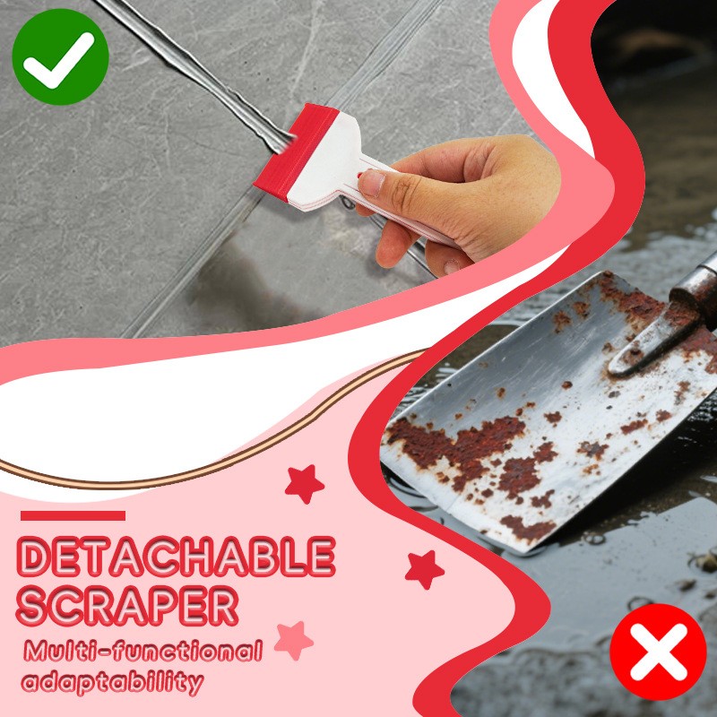 Durable Sharp Easy-To-Clean Reusable Comfortable-Grip Compact Detachable Scraper gallery