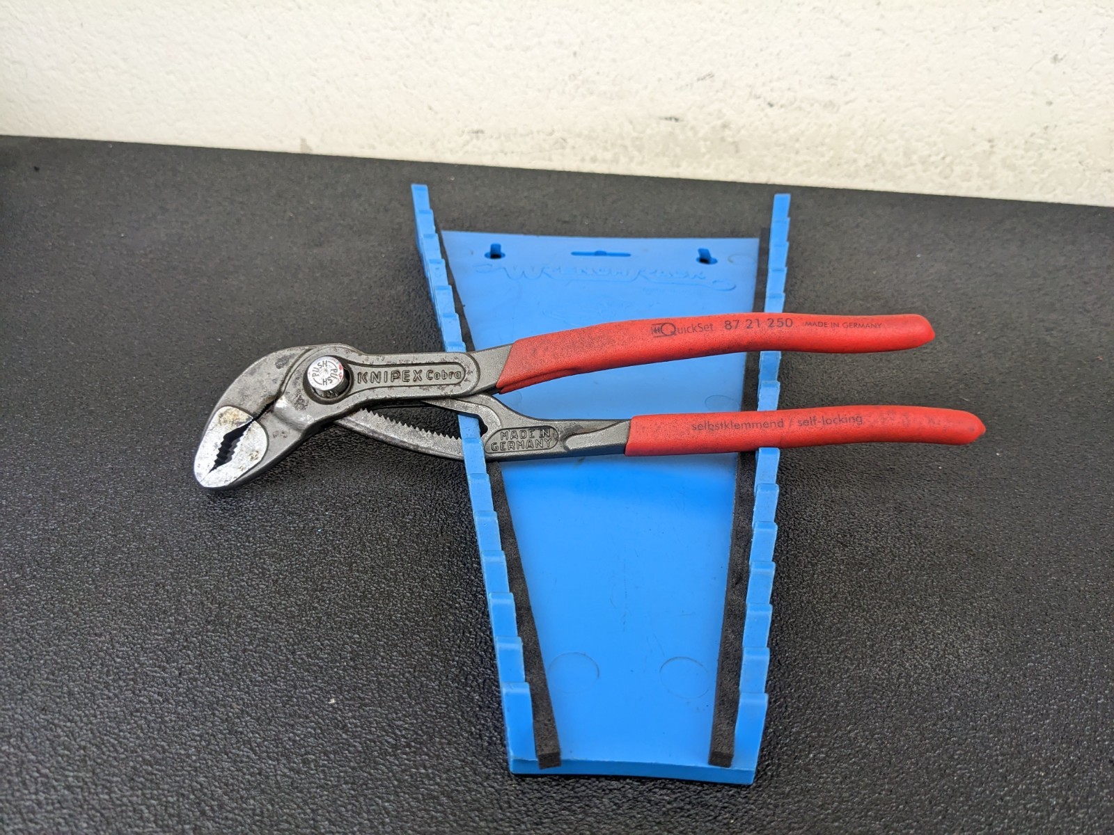 #bo142 Knipex Cobra QuickSet 250mm Multigrips or Waterpump Pliers 87 21 250 gallery