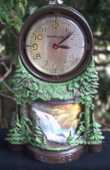 1960s Mastercrafters Animated Motion Walterfall #344 Novelty Clock – SEE VIDEO
