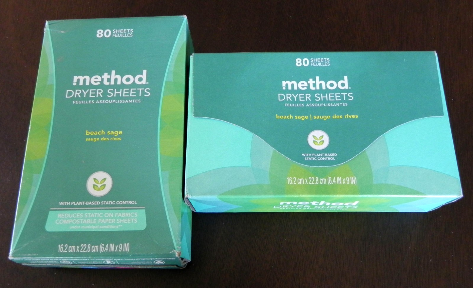Method Dryer Sheets Beach Sage 160 sheets (2 boxes) NEW Sealed gallery
