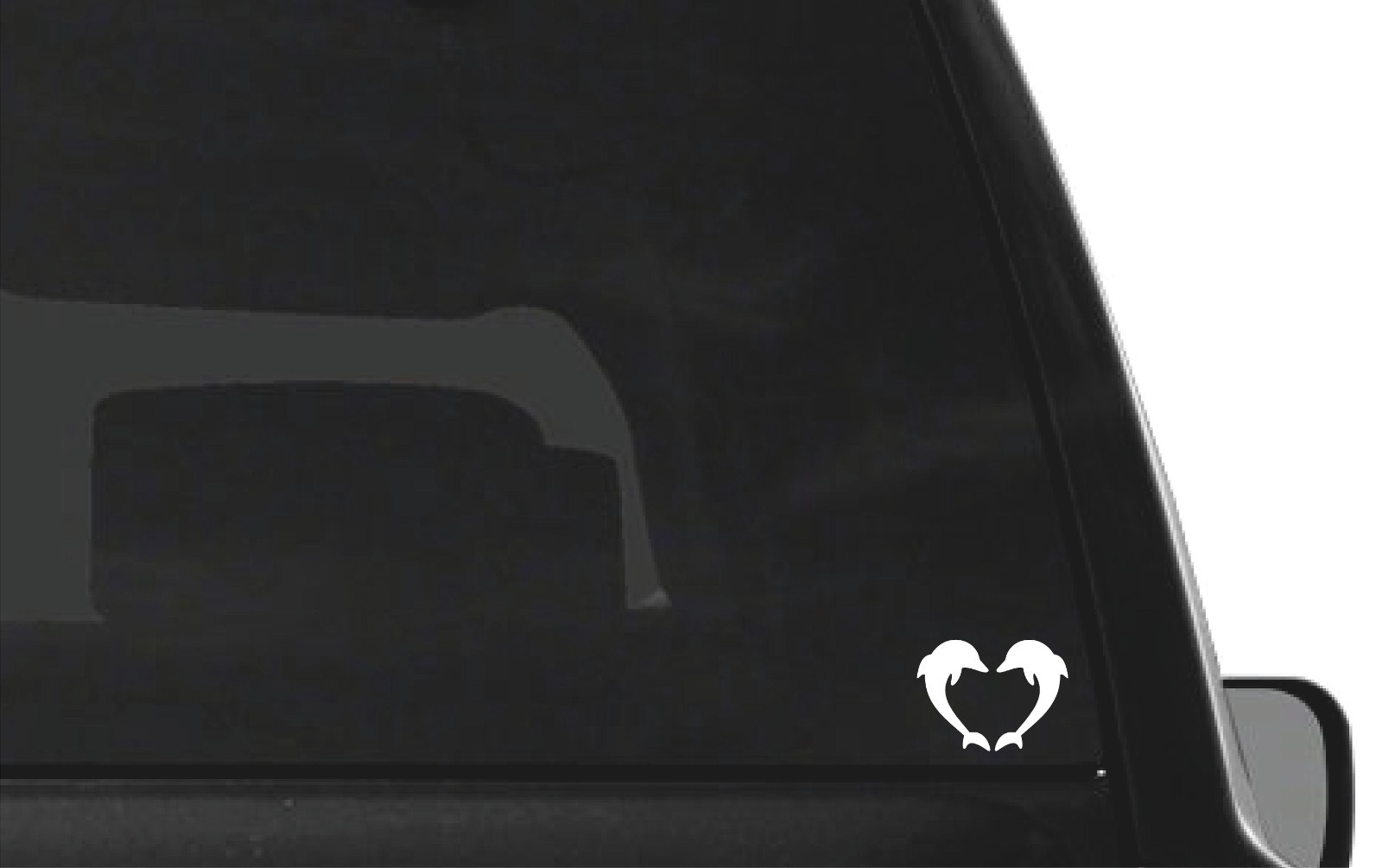 Dolphin heart Vinyl Decal Sticker gallery