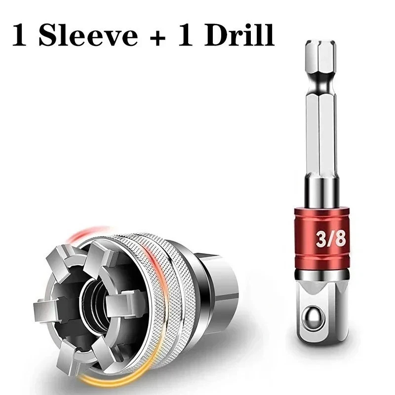 10–19mm Universal Socket Tool Adjustable Multifunction Wrench Adapter Kit gallery