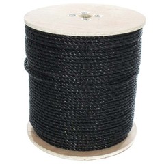 GOLBERG Twisted Polypropylene Rope 1/4″, 5/16″, 3/8″, 1/2″, 5/8″ in Black