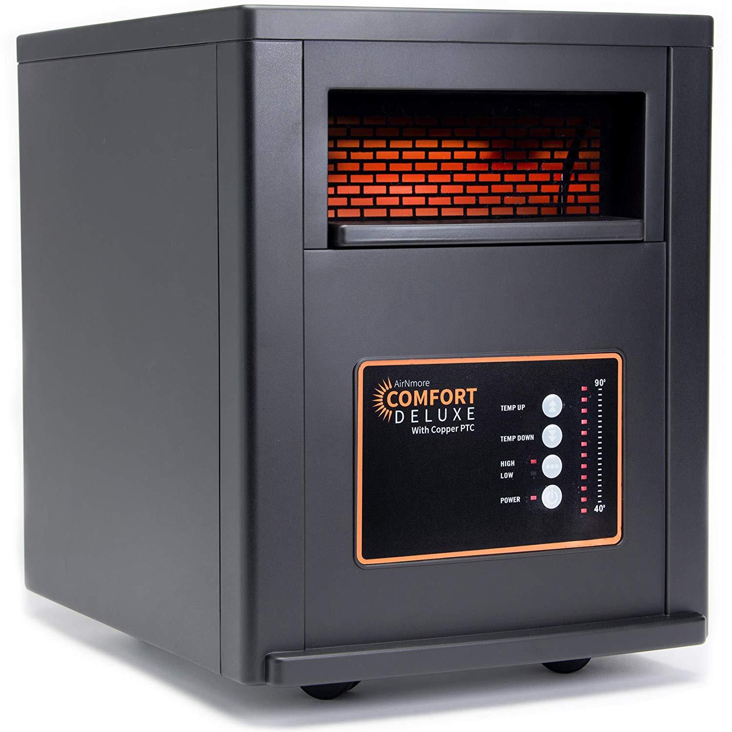 Comfort Deluxe 1500 Classic Copper PTC Infrared Heater gallery