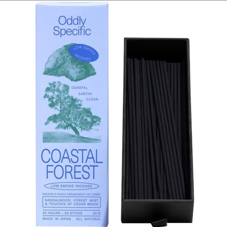 Japanese Low Smoke Incense Oddly Specific COASTAL FOREST 50 Sticks All Natural gallery