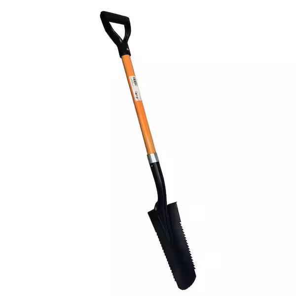 Drain Spade Teeth Shovel Multi-Purpose Metal Blade Shovel 48 In. Durable Handle gallery