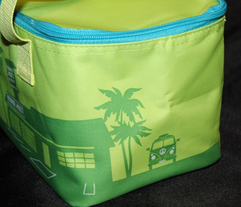 New TRADER JOES mini insulated cooler bag lunch tote teal/green gallery