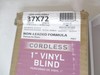 Lotus & Windoware (MLX3772WH) 37" x 72" White Cordless 1" Vinyl Mini Blind gallery