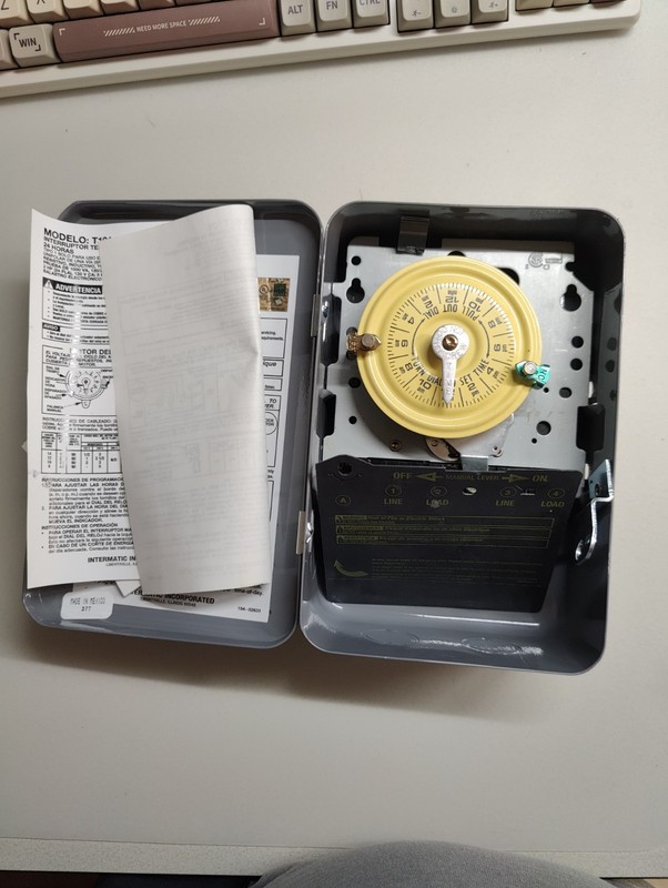 Intermatic T101 24 Hour Mechanical Timer Wall Switch 120V gallery