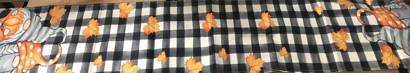 70in 100% Polyester Fall Gnome with Pumpkin Table Runner BB01B18019 gallery