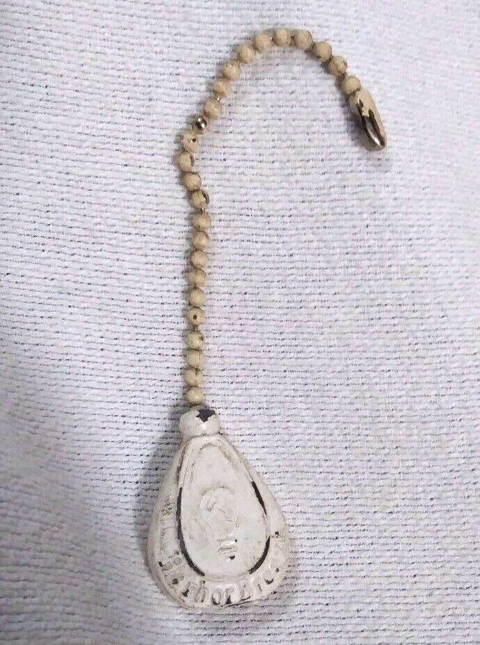 Vintage Harbor Breeze Ceiling Fan Light Pull Chain Embossed Lightbulb Icon gallery