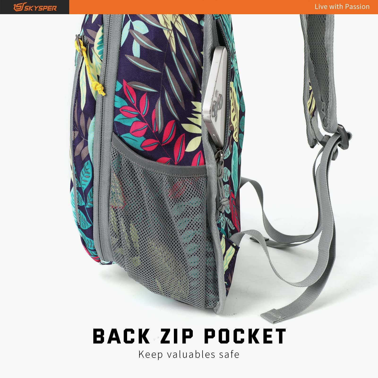 10L Small Daypack Hiking Backpack Packable Lightweight Travel Day Pack 2