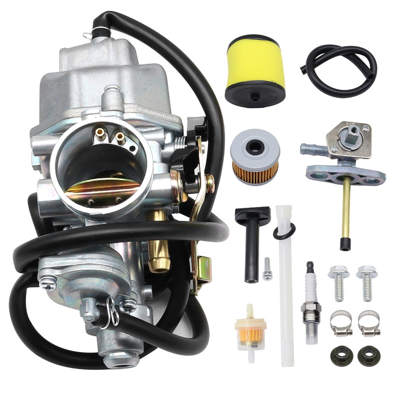 Oxcano Recon 250 Carburetor Kit Fuel Shut Off Petcock Valve Compatible Honda gallery