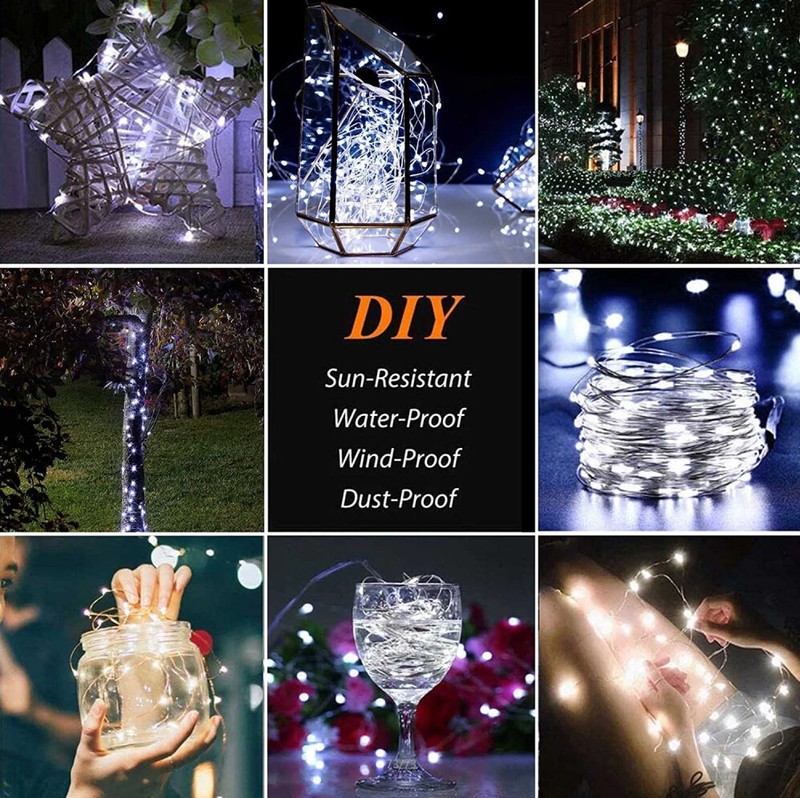 Fairy String Lights 200 LED Christmas Tree Wedding Xmas Party Decor Outdoor USA gallery