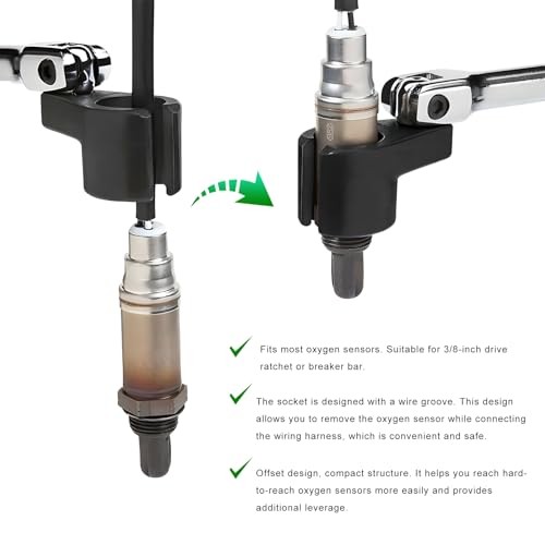 Offset Oxygen Sensor Socket, 3/8-Inch Drive by 7/8-Inch (22mm) Oxygen Sensor gallery