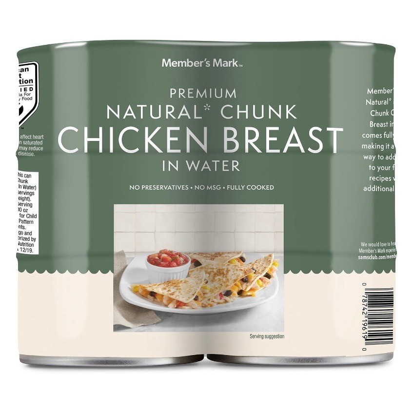 Member's Mark Premium Chunk Chicken Breast 12.5 oz 6 Count 2 Pack gallery