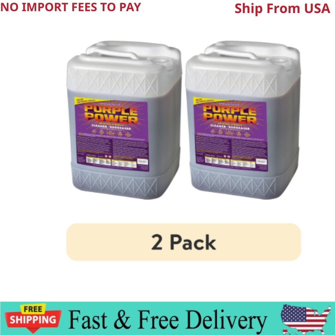 (2 pack) Purple Power Industrial Strength Cleaner and Degreaser, 5 Gallon New gallery