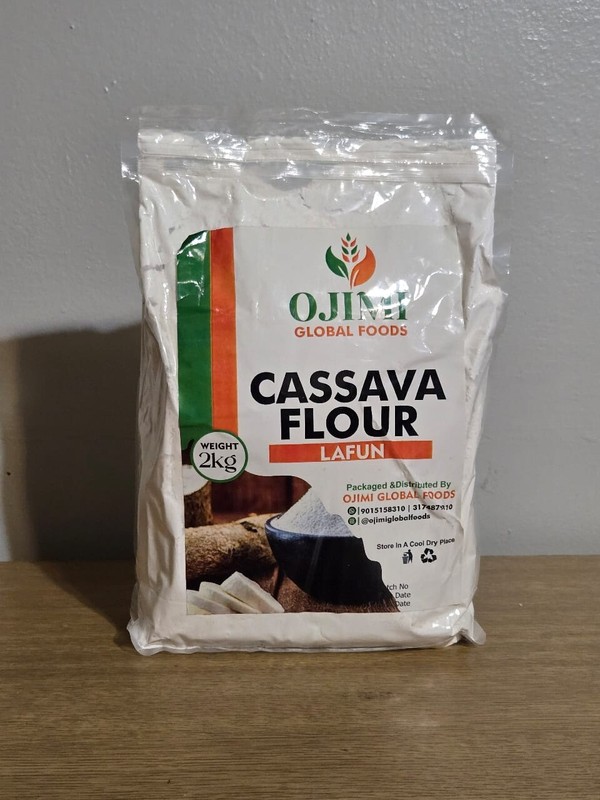 Cassava flour – Undiluted Nigerian Lafun flour 4.5lbs bag gallery