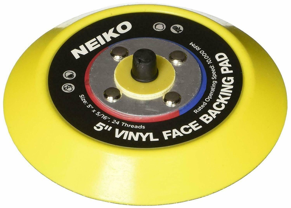 Vinyl and hook and loop face Sanding Pads for Dual Action Air Sander,10,000 RPM