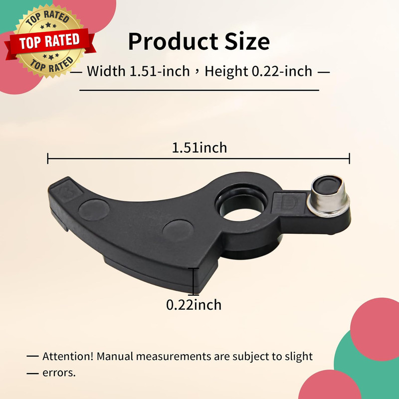 4-Pack 90567077 Trimmer Replacement Lever Assembly for Black&Decker NST2118 LST2 gallery