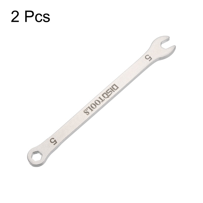 2pcs Thin Combination Wrench 5mm Metric 6-Point 15 Degree Offset Wrenches gallery