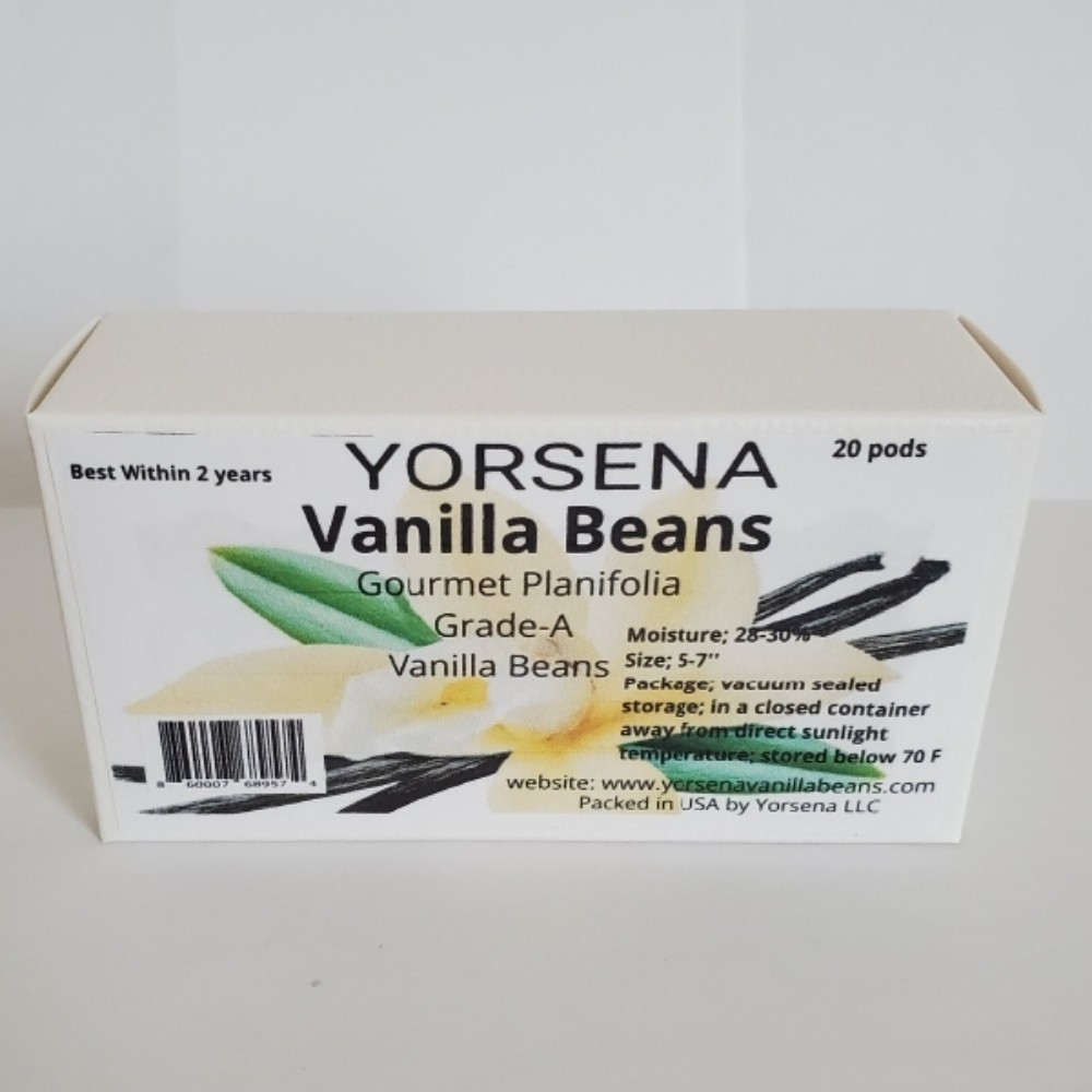 Madagascar Vanilla Beans Grade A , planifolia 20 pods