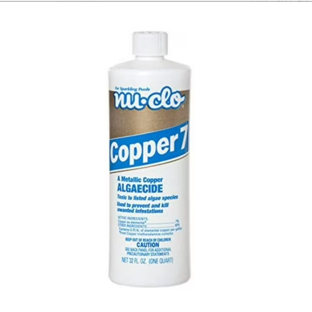 Copper Algaecide 7 Quart for Swimming Pools Hot Tubs Spas - QT Metallic Copper gallery