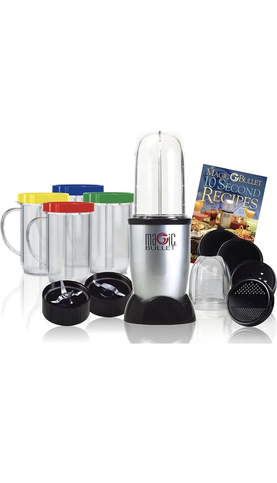 Blender, smoothie maker, slush,Magic Bullet MBR-1701 17-Piece Express Mixing Set gallery