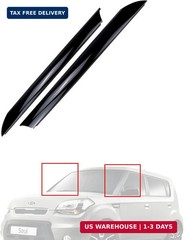 FEXON Front Driver & Passenger Side Windshield Outer A Pillar Trim Molding Kit C
