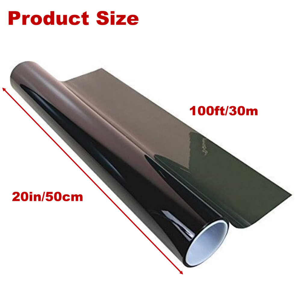 15% VLT Nano Ceramic Window Tint 20" 40" Wide Any Size Home Car Office 95% IRR