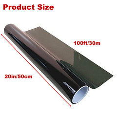 15% VLT Nano Ceramic Window Tint 20″ 40″ Wide Any Size Home Car Office 95% IRR