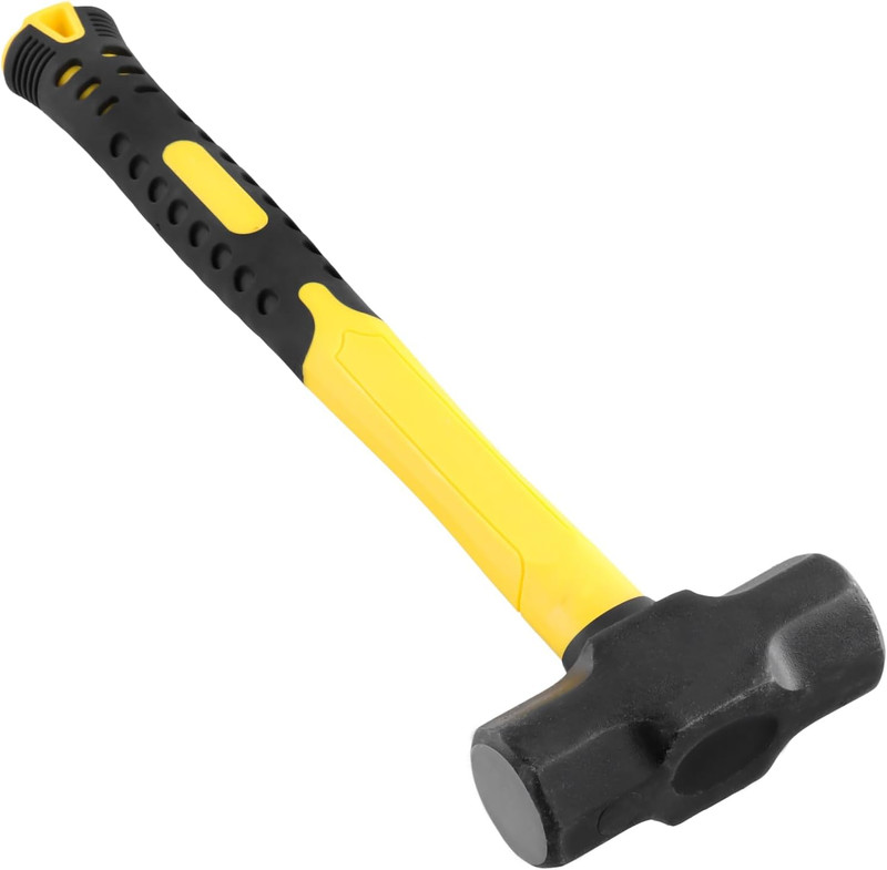 3 PCS 2Lbs Sledge Hammers with Shock Absorption Handles, Solid Steel Heads, High gallery