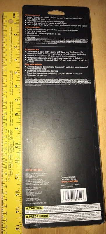 Fiskars Brands model# 394960-1001 .High Carbon Steel Blade Pruner Saw 10 in gallery