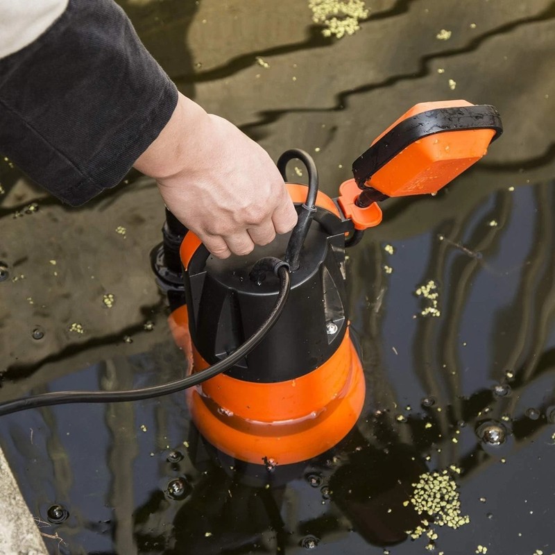 Efficient 1HP Submersible Sump Pump, 3700GPH with Durable Waterproof Design gallery