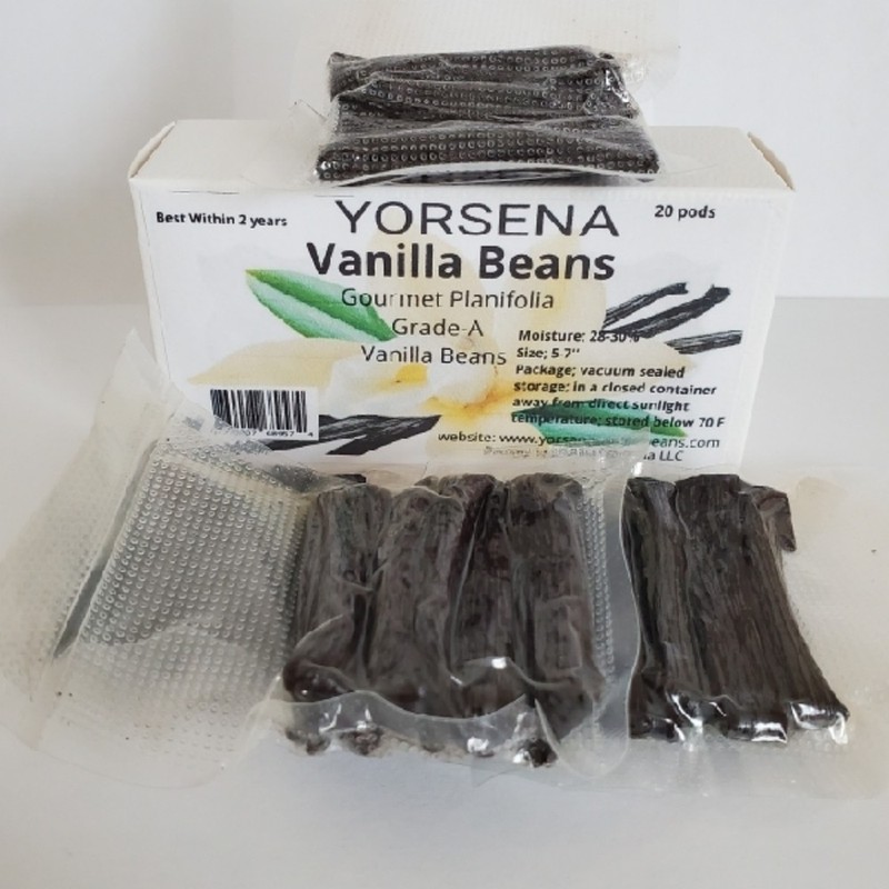 Madagascar Vanilla Beans Grade A , planifolia 20 pods gallery