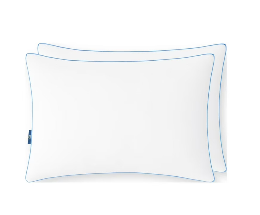Extra Super Firm PIllows Serta Bed Sleeping Pillow Standard Queen Soft Set of 2 gallery