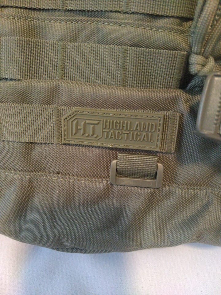 NEW Highland Tactical Rumble Heavy Duty Tactical Backpack MOLLE WEBING HOOK-LOOP 4