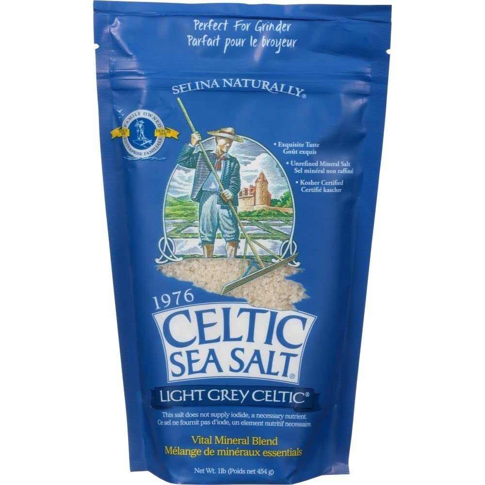 Celtic Sea Salt Light Grey 1lb Bag – Unrefined, Gluten-Free, Kosher gallery