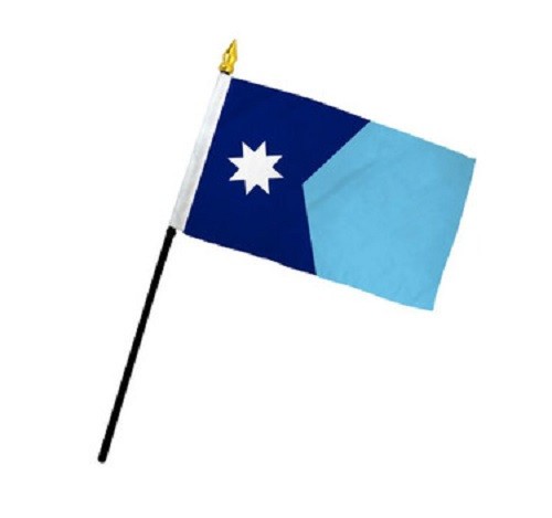 Minnesota Stick Flag 4x6in Handheld New US State Minnesota Flag MN gallery