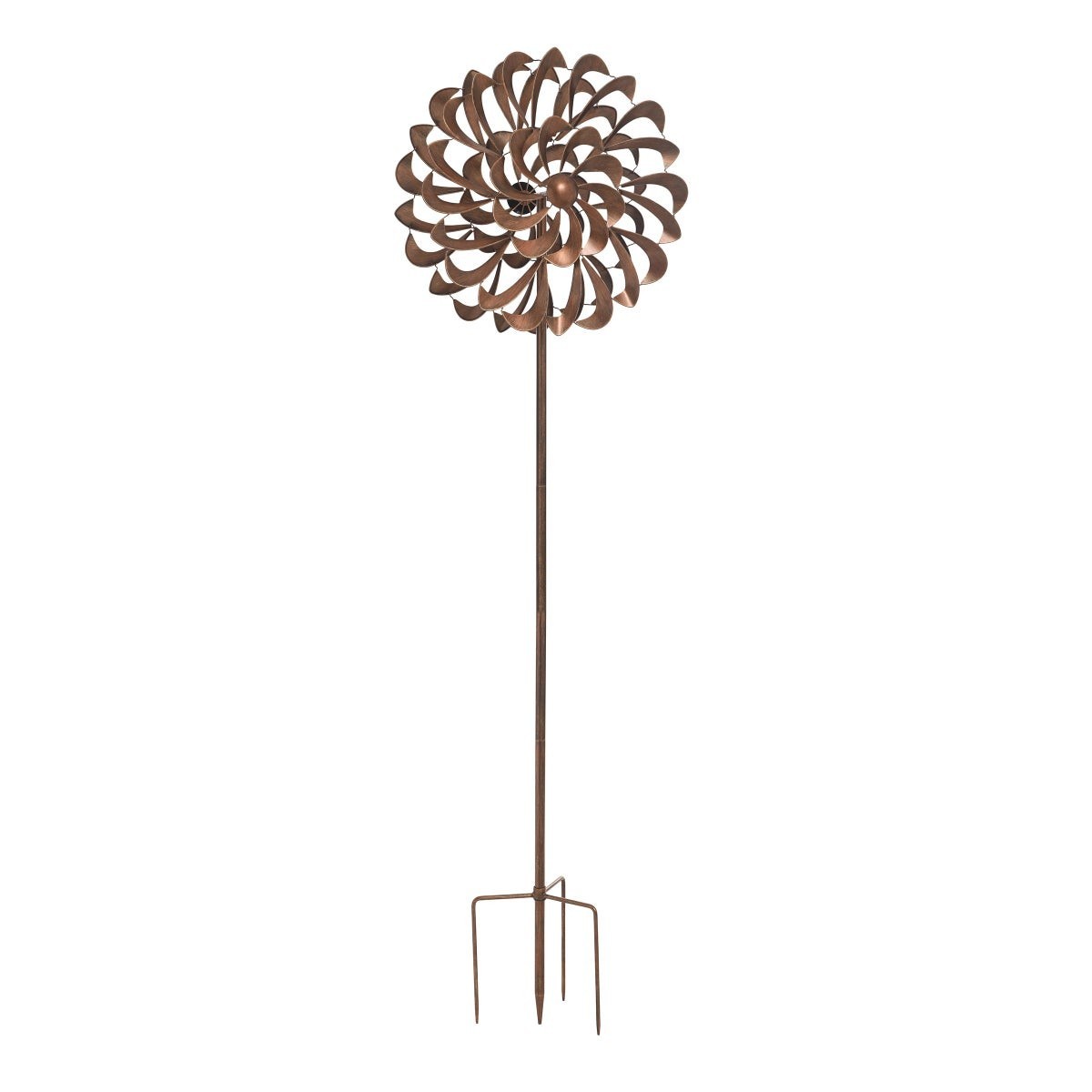Classic Pinwheel Wind Spinner - Copper Brass Focal Point Garden Yard Patio Decor gallery
