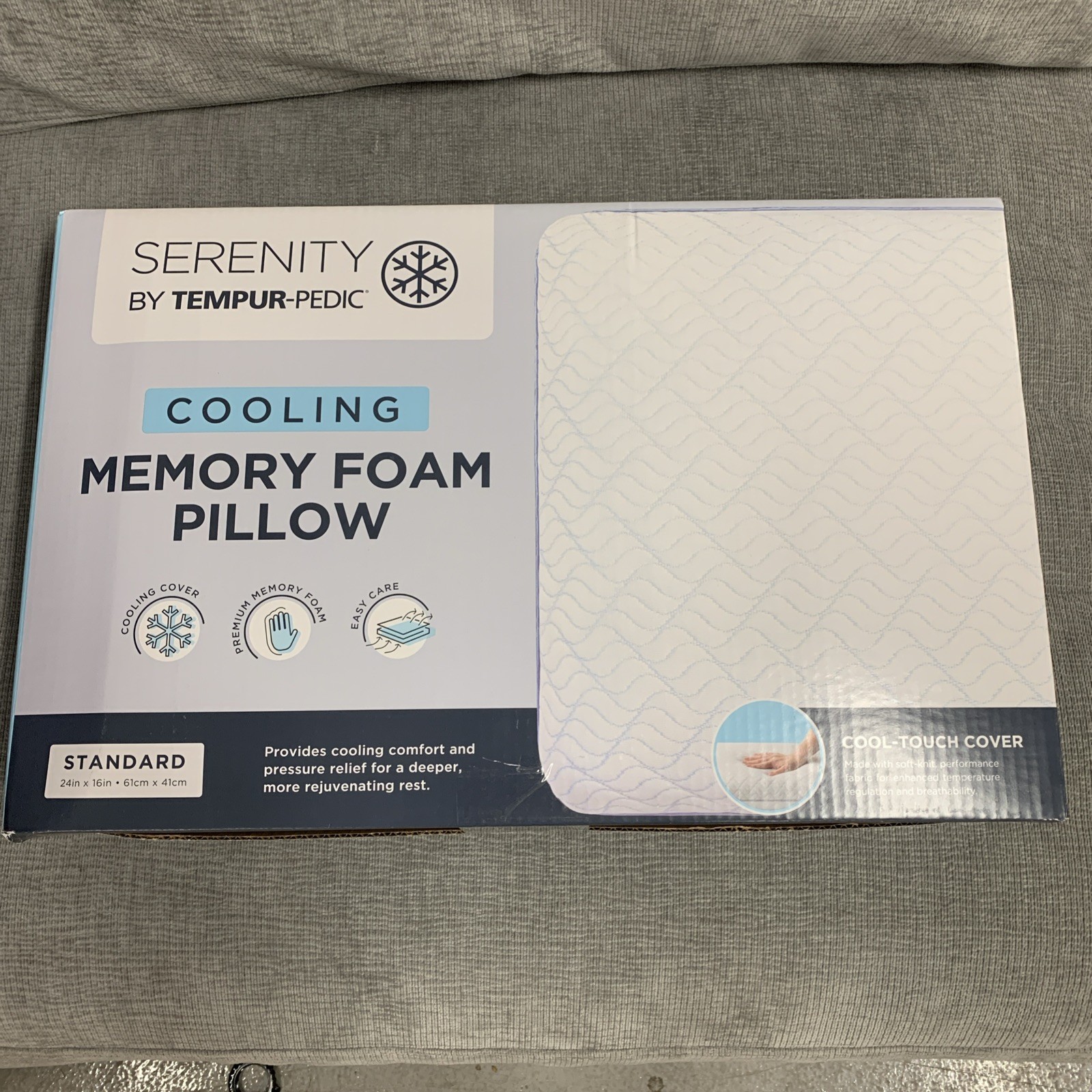 Serenity by Tempur-Pedic Cooling Memory Foam Pillow - Standard gallery