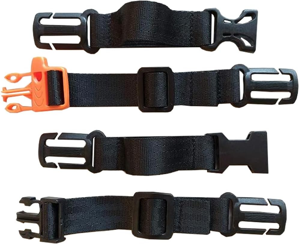 2 Pack Backpack Chest Strap- Nylon -Suitable for Webbing on The up... 