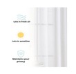 2PC White Tall Window Curtain Panels 110"W x 120"L Grommet Extra Long Drapes gallery